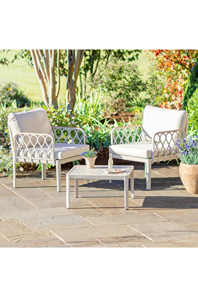 Rual Dış Mekanlar Için Minder Sırt Dayamalı Alt Üst Takım 50x50x10cm 2'li Set...