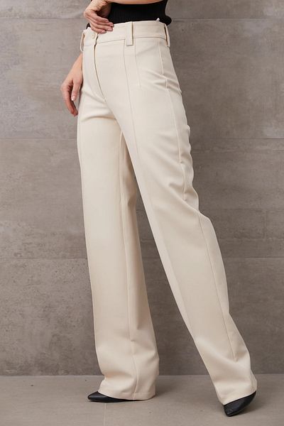YEDD Çimalı High Waist Comfortable Women's Trousers