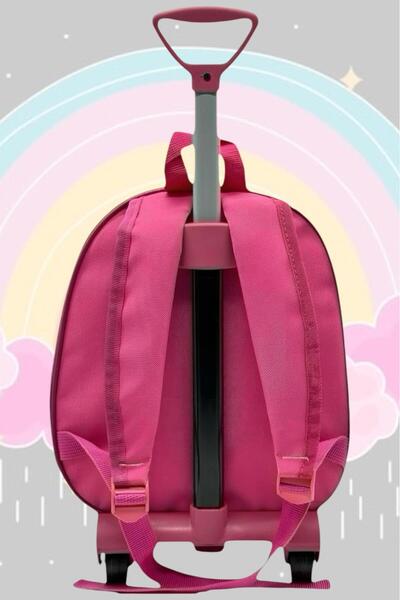 Uniquerrs Kindergarten Nursery Squeegee Unicorn Pony Horse Printed 3-6 Years Old 3D Embossed Backpack School Bag