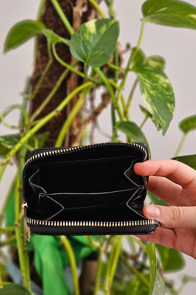 Mazel Design Mini Wallet with Card Holder Compartment and Zippered Coin Compartment