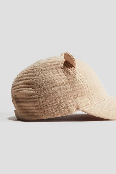 H&M Bow-detail Muslin Cap