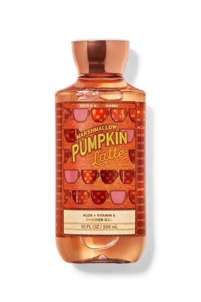 Bath & Body Works جل الاستحمام لاتيه اليقطين والمارشميلو