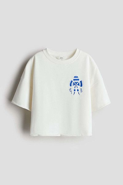 H&M Oversized Printed Top
