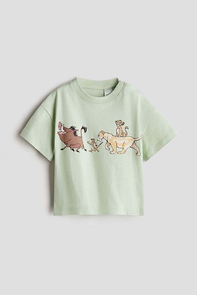 H&M Print-motif cotton T-shirt