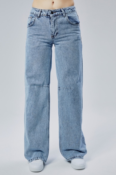 geenz manifacture Women's Bagfi Legging High Waist Adjustable Buckle Snow Blue Widge Pantalon