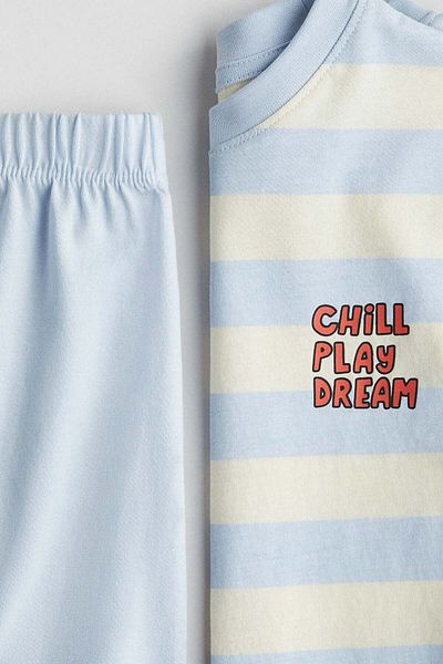 H&M Printed Jersey Pyjamas