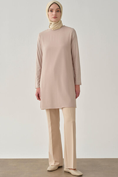 Tuğba İspanyol Paça Basic Pantolon - Bej