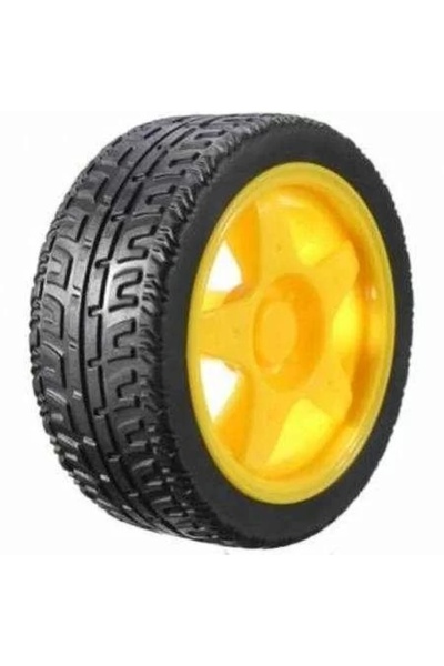 Genel Markalar 65mm Tekerlek - 2WD Robot Araba Tekeri
