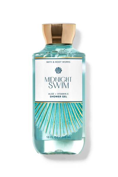 Bath & Body Works جل الاستحمام للسباحة منتصف الليل