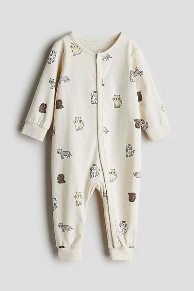 H&M Patterned sleepsuit