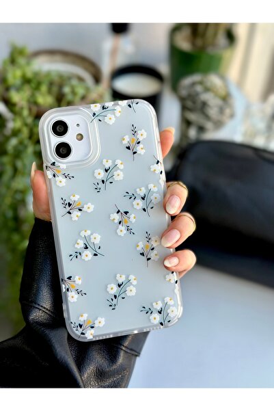 Go Aksesuar Iphone 11 Uyumlu Darbe Önleyici Mat Şeffaf Baskılı Silikon Kılıf