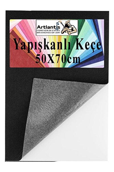 Artlantis Yapışkanlı Keçe 50x70 cm 1 Adet 2.0 mm Kendinden Yapışkanlı Renkli ...