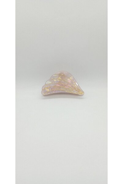 ndjewelry مشبك مزلاج على شكل صدفة البحر بلون كريمي بيرليسسينت