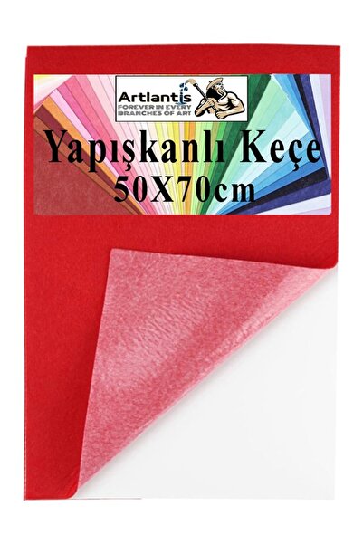 Artlantis Yapışkanlı Keçe 50x70 cm 1 Adet 2.0 mm Kendinden Yapışkanlı Renkli ...