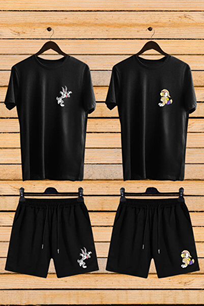 Wish BF Tricou oversize cu imprimeu Lola Bugs Bunny Pantaloni scurți obișnuiț...