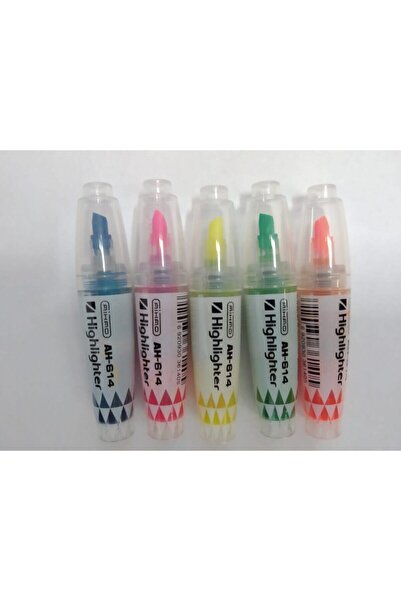 Aihao Aıhao Mini Fosforlu Kalem Seti 5 Renk F.k