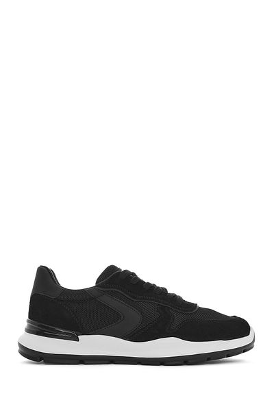 Derimod Men's Black Lace-Up Leather Sneaker 25Sfd 756214
