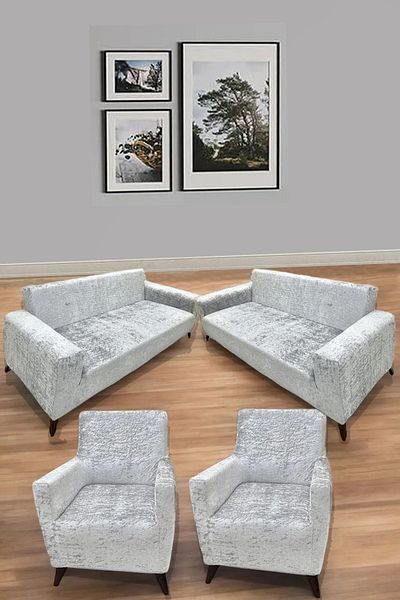 HACER HOME Hacer Velvet Elastic 3 3 1 1 Seat Cover Set |   Sofa Cover |   Sofa Bed Cover Case