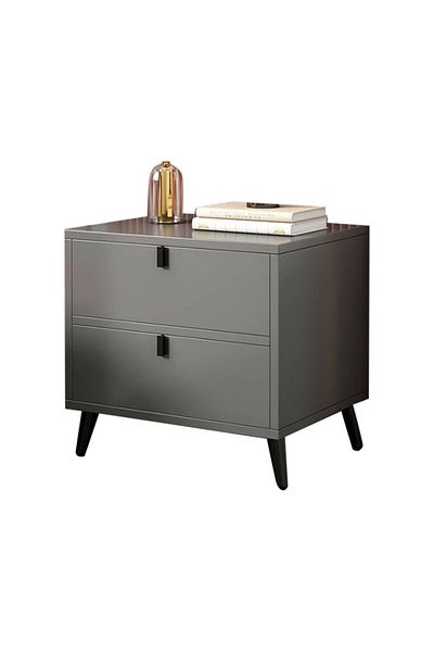 sharpdo European-style Light Luxury Bedside Table With Drawers 40*40*53cm