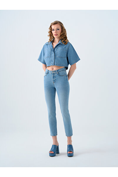 Loft Elena Kadın Slim Fit Jean Pantolon Lf2038755