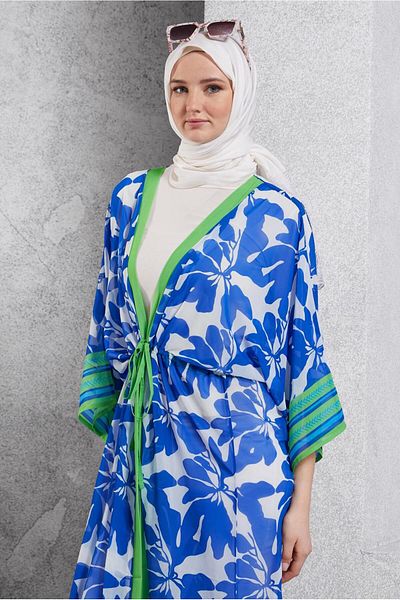 Alvina 6126 Μοντέλο Μοτίβο Hijab Pareo