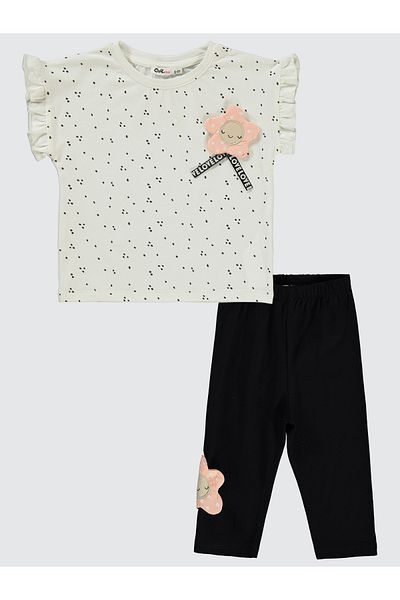 Civil Girls 2-5 Years Old Girl's Ecru Suit Set