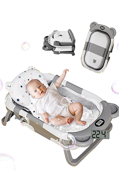 Ma Baby حوض استحمام سميك للأطفال، حوض استحمام للأطفال، يمكن للطفل الجلوس والا...