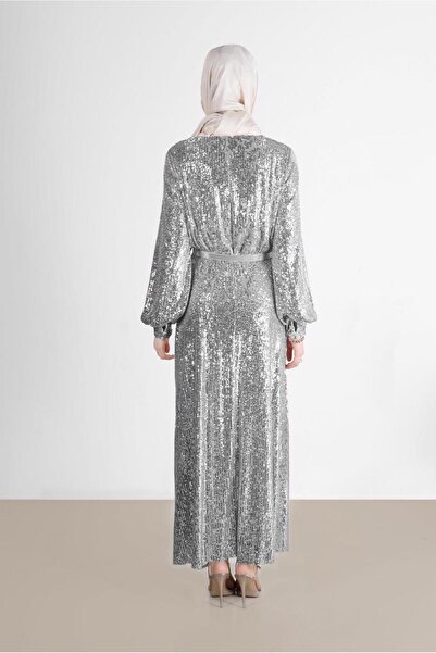 Alvina Fiyonk Detaylı Pul Payet Abiye 50232