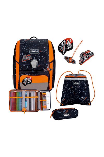 Scout Set de ghiozdane școlare Genius, 4 piese