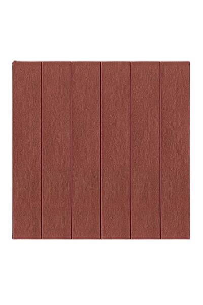 Flippy Set 10 Placi Tapet 3D Flippy 70x70 cm 3 mm Rasina Tip Placi Lemn 4.9 mp Caramiziu
