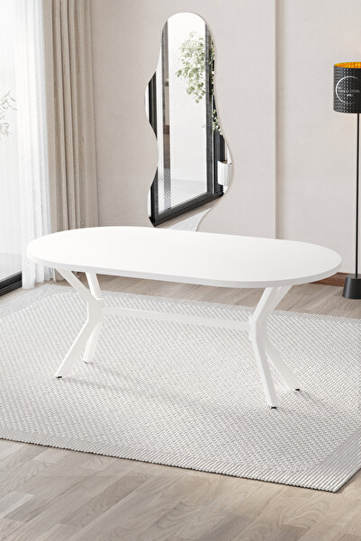 BY ORHAN GÜZEL Mutfak Masası Takımı 6 Kişilik Masa Takımı Case Serisi Mutfak Salon Masası Takımı