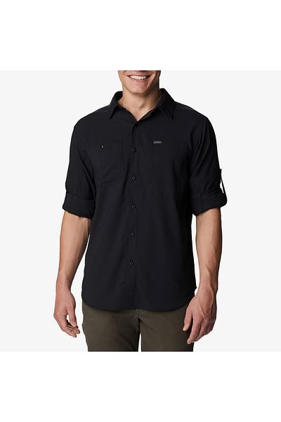 Columbia Ανδρικό μαύρο πουκάμισο Am1683 Silver Ridge Utility Lite (2012931-010)