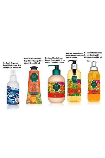 Eyüp Sabri Tuncer Eyüp Sabri̇ Tuncer Bodrum Mandarin Liquid Soap, Foam Soap, Lotion, Cream