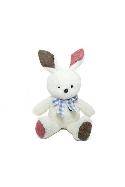 tototoys Toto Toys - Cute Rabbit With Long Ears Plush Toy - White - 65 cm