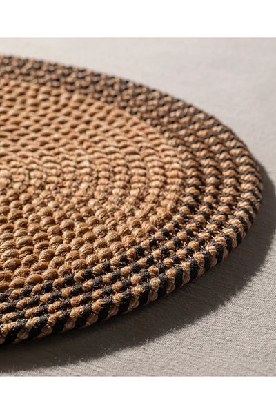 Madame Coco M.C Alsace Natural/Black Table Runner