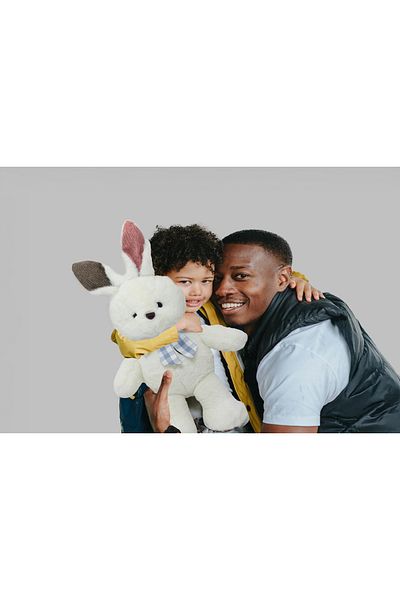 tototoys Toto Toys - Cute Rabbit With Long Ears Plush Toy - White - 65 cm