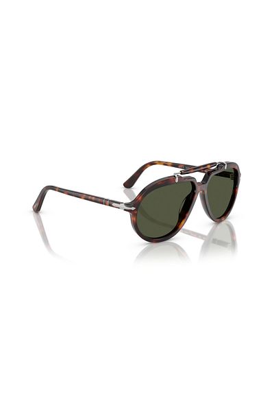 Persol Unisex Square Sunglasses- Po 0202s - Lense Size:57mm - Havana