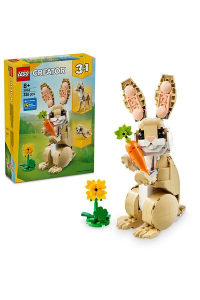 LEGO Construction sets CUTE RABBIT 3IN1, LEGO 31162
