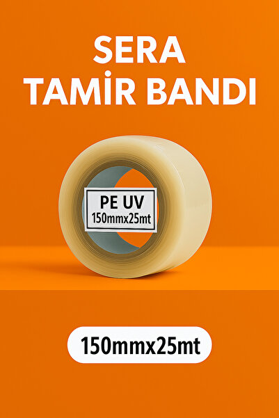 UniTape Sera Tamir Bantı 150mm x 25mt Şeffaf – Su Geçirmez & UV Güneş Işınlar...