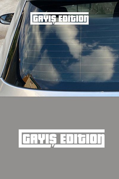 MIGNATIS Gayış Edition Autocolant Auto Autocolant Sticla Auto 20 X 4 cm