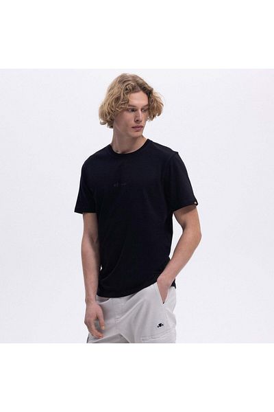 Ellesse Em462-Bk Crew Neck Men's T-Shirt - Black