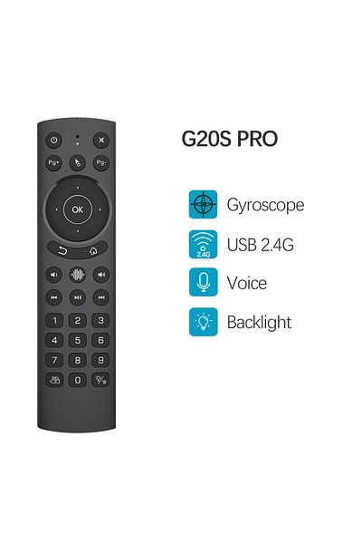Choice G20S PRO G20S Pro Voice Remote Control 2.4G Wireless Bluetooth  Air Mouse G20 BT Microphone Gyroscop