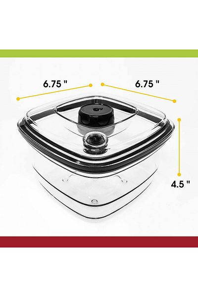 Vesta Precision vacuum sealing casserole, polycarbonate, transparent, 1.4 L