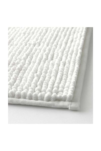 IKEA TOFTBO Bath mat, white, 60 x 120 cm