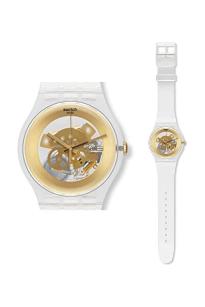 Generic Swatch Watch Suok106 Gilt Ghost