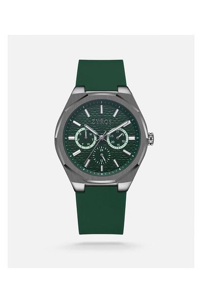 Generic Men Green Rubber Watch