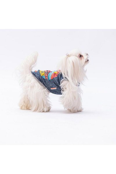 Pawstar Navy Blue the Sun Cat Dog T-Shirt - Cat Dog Apparel