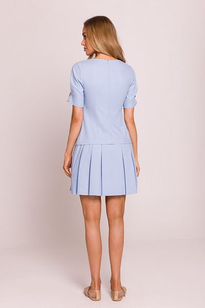 Made of Emotion Rochie mini cu fundul plisat