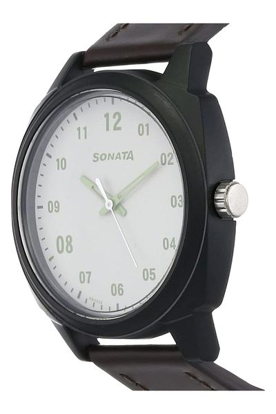 Generic Sonata 77086Pl05 Volt Analog Watch For Men