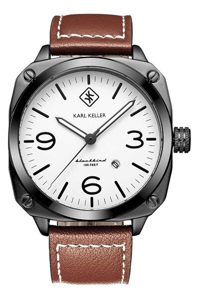 Generic Karl Keller Casual Watch For Men Analog Leather Kkap9205